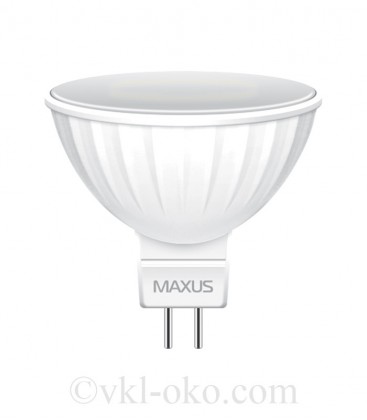 LED лампа MAXUS MR16 3W теплый свет GU5.3 AP