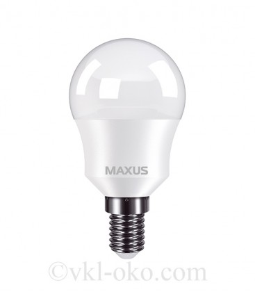 LED лампа MAXUS G45 6W теплый свет E27