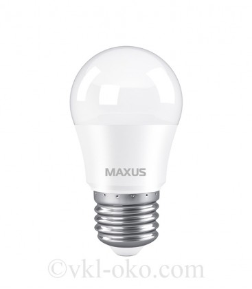 Лампа светодиодная MAXUS 1-LED-773 A55 8W 3000K 220V E27