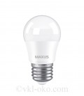 Лампа светодиодная MAXUS 1-LED-746 G45 7W 4100K 220V E27