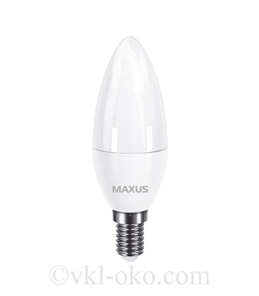 Лампа светодиодная MAXUS 1-LED-732 C37 5W 4100K 220V E14
