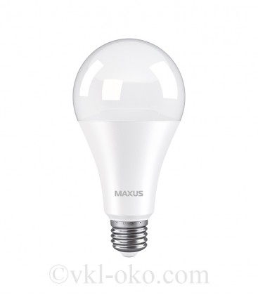 Лампа светодиодная MAXUS 1-LED-783 A80 18W 3000K 220V E27