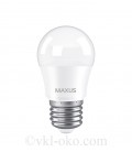 Лампа светодиодная MAXUS G45 8W 4100K 220V E27 1-LED-748