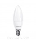 Лампа светодиодная MAXUS C37 8W 3000K 220V E14 1-LED-735
