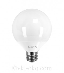 LED лампа MAXUS G95 15W теплый свет 220V E27