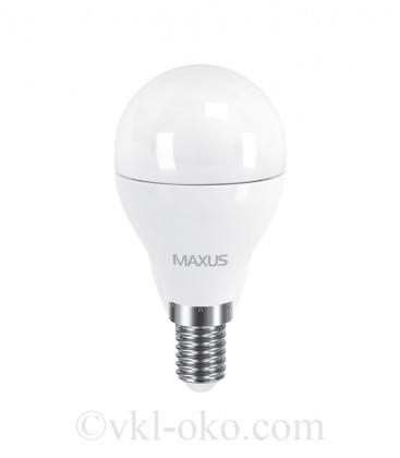 LED лампа MAXUS G45 6W теплый свет E14