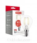 LED лампа MAXUS (filam) G45 4W яркий свет E14