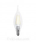 LED лампа MAXUS (filam) C37 TL 4W яркий свет E14