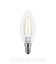 LED лампа MAXUS (filam) C37 4W теплый свет E14