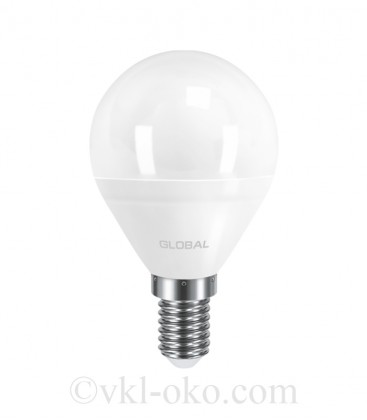 LED лампа MAXUS G45 F 4W яркий свет E14