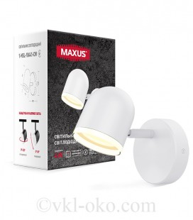 Спотовый светильник MAXUS MSL-01C 4W 4100K черный