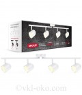 Спотовый светильник MAXUS MSL-01C 4x4W 4100K черный