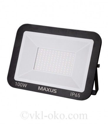 Светодиодный прожектор MAXUS FL-01 50W, 5000K черный