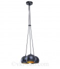 Светильник подвесной Atmolight Bowl С150-3 BlackM/Gold