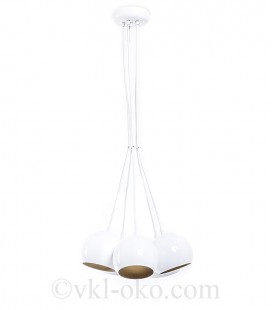 Светильник подвесной Atmolight Bowl С150-3 WhiteG/Gold