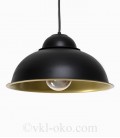 Светильник потолочный подвесной Atmolight Bell P360 Black/Gold