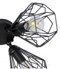 Светильник потолочный Atmolight Bevel L165-450-3 Black