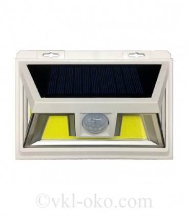 LED настенный светильник на солнечной батарее VARGO 10W COB белый