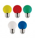 Светодиодная лампа шарик RAINBOW 1W E27 белая