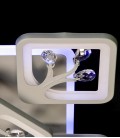 Потолочная LED-люстра с диммером и подсветкой S8157/4+1GR LED 3color 105W