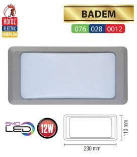 Светильник LED фасадный Horoz BADEM 12W 4200K IP65 купить