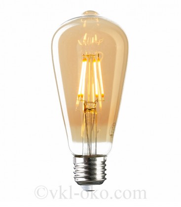 Лампа Filament RUSTIC VINTAGE 6W E27