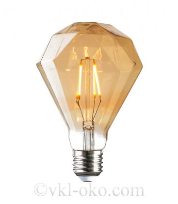 Лампа Filament RUSTIC DIAMOND 4W E27