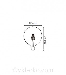 Лампа Filament RUSTIC TWIST 6W E27