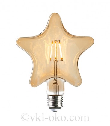 Лампа Filament Led STAR 6W E27