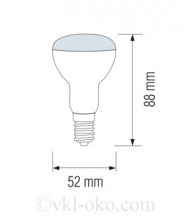 Светодиодная рефлекторная лампа R50 REFLED-6 6W E14