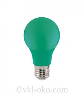 Светодиодная лампа SPECTRA 3W E27 зелёная