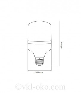Светодиодная лампа TORCH-50 50W E27