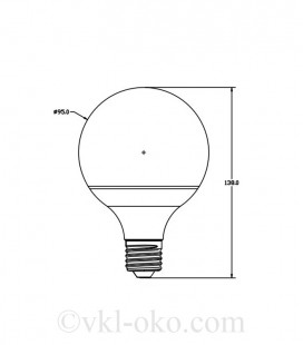 Светодиодная лампа шар GLOBE-16 16W E27