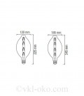 Лампа Filament ENIGMA-XL Titanium 8W E27