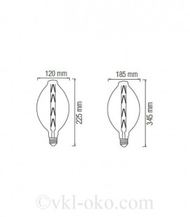 Лампа Filament ENIGMA-XL Amber 8W E27