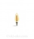 Светодиодная лампа Filament LB-58 4W E14 золото