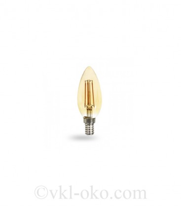Светодиодная лампа Filament LB-158 6W E14 золото