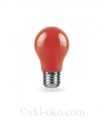 Светодиодная лампа LB-375 3W E27 красная