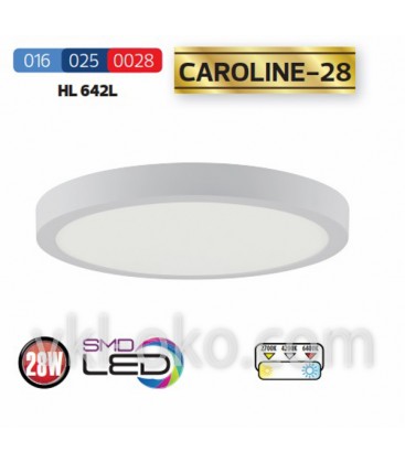 Накладной светодиодный Led светильник Horoz "CAROLINE - 28" 28W