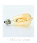 Светодиодная лампа Biom FL-411 8W E27 Amber