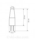 Светодиодная лампа Biom G4 2W 12V