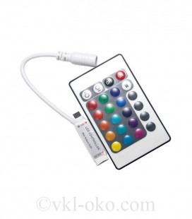 Контроллер RGB OEM 6А-IR-24-MINI кнопки