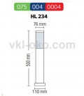 Светильник столб уличный Horoz DEFNE-4 IP44 E27 60W 500 мм